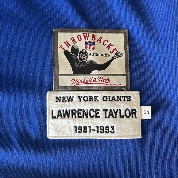 Lawrence Taylor New York Giants jersey. Mitchell & Ness Throwback. NWOT. - Picture 4 of 4